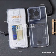 Realme C63 Realme C61 Card Case Clear / Clear Card Slot Case Realme C63 Realme C61
