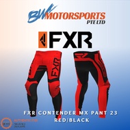 FXR CONTENDER MX PANT 23 RED/BLACK