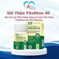 Fitoliton 40 Fito Pharma Kidney and Diuretic Pills to Reduce the Risk of Urinary Stones (L/40v)