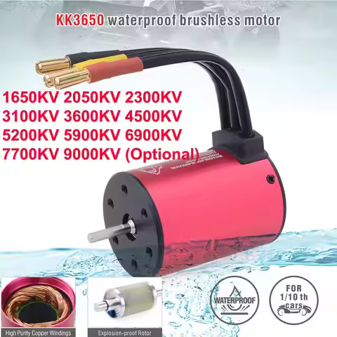 SURPASS HOBBY 3650 Brushless Motor 9000KV 7700KV 6900KV 5200KV 4500KV 3600KV for 1/10 GTR/Lexus 3S R