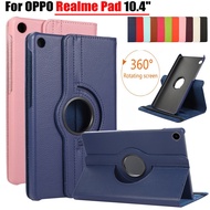 For Oppo Realme Pad 10.4" 2021 RMP2102 RMP2103 360 Rotating Stand Cover Flip Leather Case