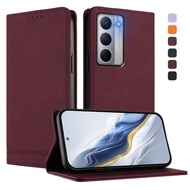 For Realme Narzo 80X PU Leather Flip Case Magnetic Soft TPU Back Cover Stand Wallet Phone Casing She