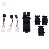 Car LED Power Single Window Switch Set for Toyota Yaris Cross 2022 Rav4 Rav 4 Chr Corolla 19-2022 Backlight Upgrade Spare Parts Accessories