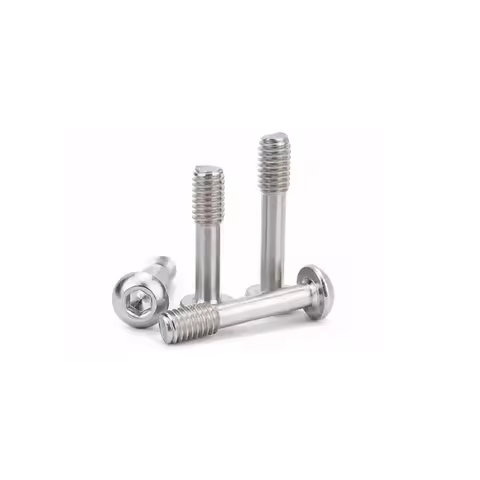 Half Tooth Locking Screw 304 Stainless Steel Pan Head Hex Bolt Non Release M3 M4 M5 M6 M8