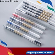 LE 3pcs/Set Japanese MUJI Gel Pen 0.38/0.5mm Black Ink Pen Office Supplier