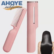 【AHOYE】便攜式迷你捲髮器 直髮器 USB充電