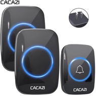 NEW Version กริ่งประตูไร้สาย 300 M Range cacazi กล่องกันน้ำ กริ่งประตู Wireless  Door bell กริ่ง กริ