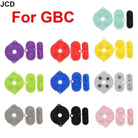 1/2/5/10set Colorful Rubber Conductive Buttons A-B D-Pad For Nintendo Game Boy Color GBC Silicone Co
