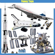 Aerospace series 10318 21321 10283 92176 10266 building block assembly ornaments children's educatio