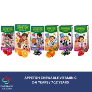 APPETON A-Z KID'S CHEWABLE VITAMIN C 2-6years / ACTIV-C  7 -12years