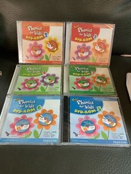 （現貨）PEARSON New Phonics for Kids DVD-ROM 1-6 Set 培生 兒童拼音 DVD一套6隻 (正版）