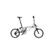 ACEOFFIX C5 FOLDING BIKE - BRUSHED SILVER