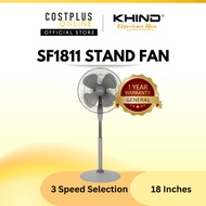 Khind SF1811 SF-1811 |SF1811 Industrial Stand Fan 18" 立扇  Kipas Berdiri 4 Blades Kipas Laju High Air