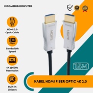 Cable HDMI Fiber Optic 4K 15M HDMI 2.0 Fiber Optic 18 Gbps 15M Cable HDMI FO 4K 15M