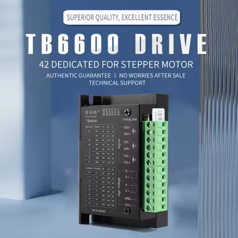 Stepper Motor Driver TB6600 4A 9-42V Nema 17 Stepper Motor Driver CNC Controller Single Axes Phase H