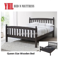 YHL CCQ I  Solid Wooden Queen Size Bedframe (Mattress Not Included)