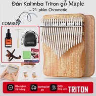 Triton Kalimba 21 Keys BASS – High Quality Maple Wood, Full Tone