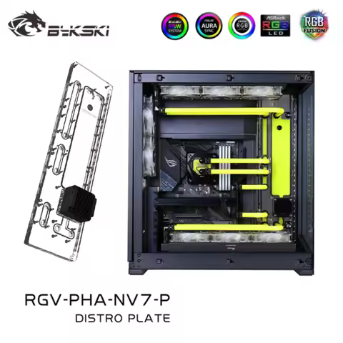 Bykski Custom Waterway Boards For Phanteks NV7 Case For Intel CPU Water Block & Single GPU Building 