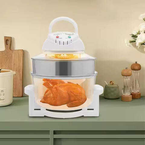 Air fryer, Turbo Air Fryer, Multifunctional Home Air Fryer with Display, Suitable for homes, kitchen