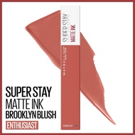 Maybelline Superstay Matte Ink Liquid Matte Lipstick Make Up [ Tahan Lama Hingga 24 Jam ] [ 385 Vali