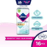Libresse SensitiV Slim Wings 24cm (16s)
