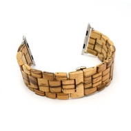 Watch Strap Suitable for Smart watch I-watch Smart watch Black Red Sandalwood Strap Wooden Fashion
