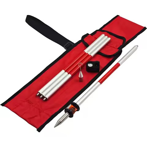 Copper Coated GRZ101 Mini 360 Degree Prism Reflector Prism with 4 Poles( 30cm Each ) for Leica Swiss