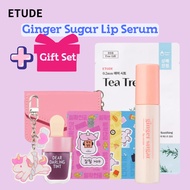 [ETUDE] Ginger Sugar Lip Serum 13g + Gift Set of 5 Items | Hydrating Lip Treatment with Korean Beaut