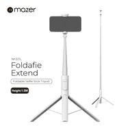 Mazer Foldafie Extend Selfie Sticks 1.5m Tripod with Bluetooth Remote Control
