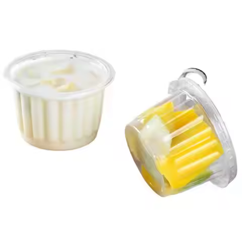 50Pcs Disposable Yogurt Cup With Lid 4OZ Party Plastic Cup 120ml Dessert Mousse Cup Clear Disposable