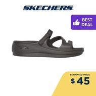 Skechers Women Foamies Arch Fit Ascend Sandals - 111232-CHOC Arch Fit, Dual-Density, Machine Washable, Luxe Foam