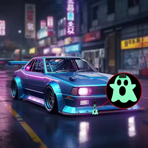 JDM Tsurikawa New Ghost Shape High Quality Ring Glow In Dark Subway Train Bus Nylon Handle Strap Cha