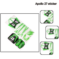 APOLLO Sticker Plastic Fairing Body Kit Paster For Apollo Orion 110CC, 125CC, 150CC. Motorcycle Stic