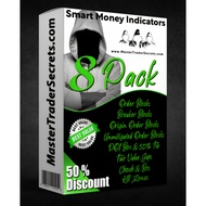 8 Pack Smart Money Indicator MT4 -- Breaker Blocks, Choch & BOS, FVG, Kill Zones, OB, Origin OB, POI