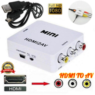 COD🚚【ตัวแปลงสัญญาณ HDMI】HDMI to AV Converter (1080P) แปลงสัญญาณภาพและเสียงจาก HDMI เป็น AV