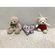CRABTREE AND EVELYN ORIGINAL ASSORTED BEAR DOLL SIZE 7.5x15cm (PxH)