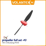 Volantex RC Airplane Spare Part Propeller Full Set Propeller Saver Shaft Adaptor For 761-1 Trainstar