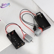 [Jielus] 130 Motor Kit With 2x Battery Storage Case And Switch 16500 RPM Mini Student DIY Electronic