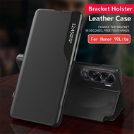 Matte Flip Leather Phone Case For Huawei Honor 90 Lite 90lite Honor90 Lite Honor90lite 2023 Casing B