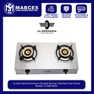 La Germania Premium Double Burner Stainless Gas Stove G1000 MAX