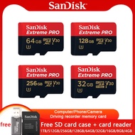 Sandisk Extreme PRO, Memory Card, 1tb, 64gb, 8gb, 512gb, V30, U3, Flash Card, 16gb, 256gb, 32gb, High Speed TF Card, for Camera/CCTV/Mobile Phone Computer, with 4 in 1 Card Reader