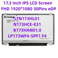 For LTN173HL01 B173HAN01.0 LP173WF4-SPF1 F4 N173HCE-E31 high score IPS LCD screen 17.3inch FHD 30PIN