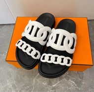 Hermes Extra sandal ，Hermes豬鼻子拖鞋38碼