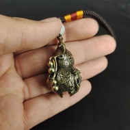 Bronze Brass Fushou Gourd Bell Pendant Pendant Bat More Sons Duofu Hollow Copper Gourd Pendant Keych