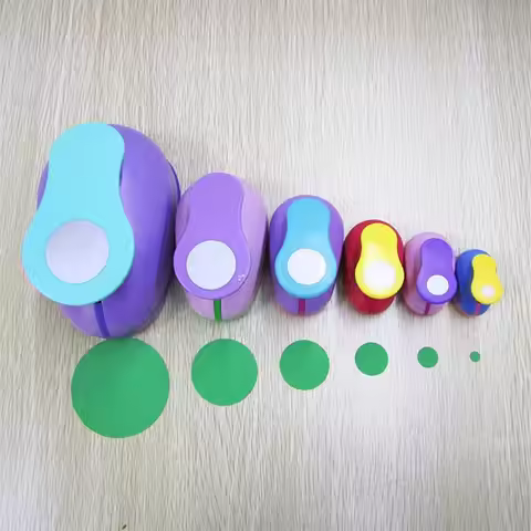 Embossing Punches 9/16/25mm Paper Embossing Sharper Hole Puncher Scrapbooking Punches Circle Punch P