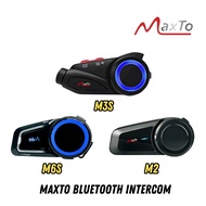 Maxto M6S / M3S / M2 Motorcycle Helmet Bluetooth Headset Intercom IP67 Waterproof Music Sharing