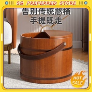 Foot spa wooden bucket【SG stock/24-hour shipping】Foot spa bucket / lignum cedrium / Wood Foot Spa Ba