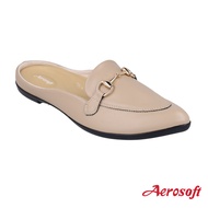 Aerosoft  รองเท้าคัชชูผู้หญิงส้นแบน เพื่อสุขภาพ รุ่น CW3334  คัชชูสีดำ เบานุ่มสบาย ลดปวดเท้า
