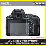 Nikon D3100 D3200 D3300 D3400 D3500 D3600 Tempered Glass Electrostatic Adherence LCD Screen Protecto