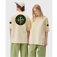 Stone Island Back Print Premium Men's T-Shirt | Stone Island Patch Hand-Embroidered T-Shirt